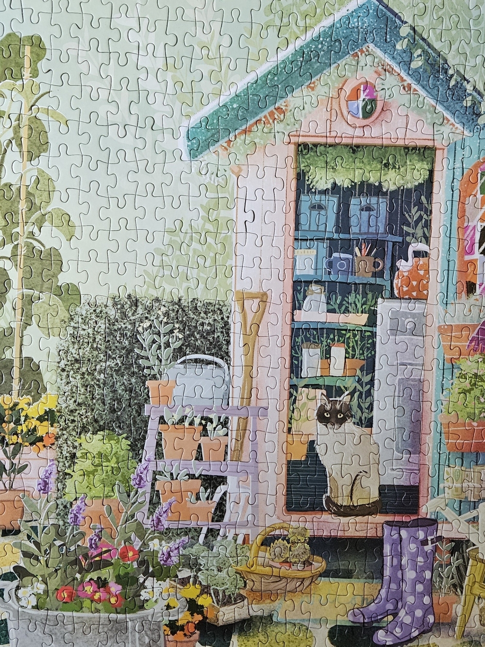 Good Puzzle Co. 500-Piece Gardener's Nook Puzzle - Galison - Picture 4 of 4